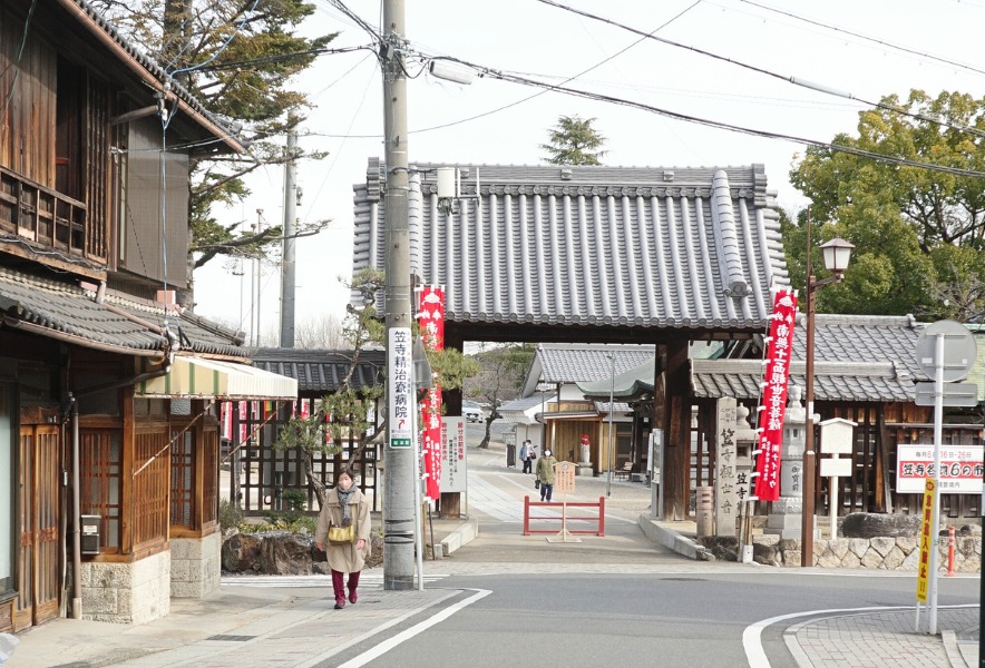 名古屋・笠寺観音の門前町の風景、旧東海道の面影が残る歴史ある街並み